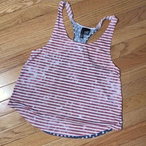 Full Tilt Patriotic American Flag Racerback Tank